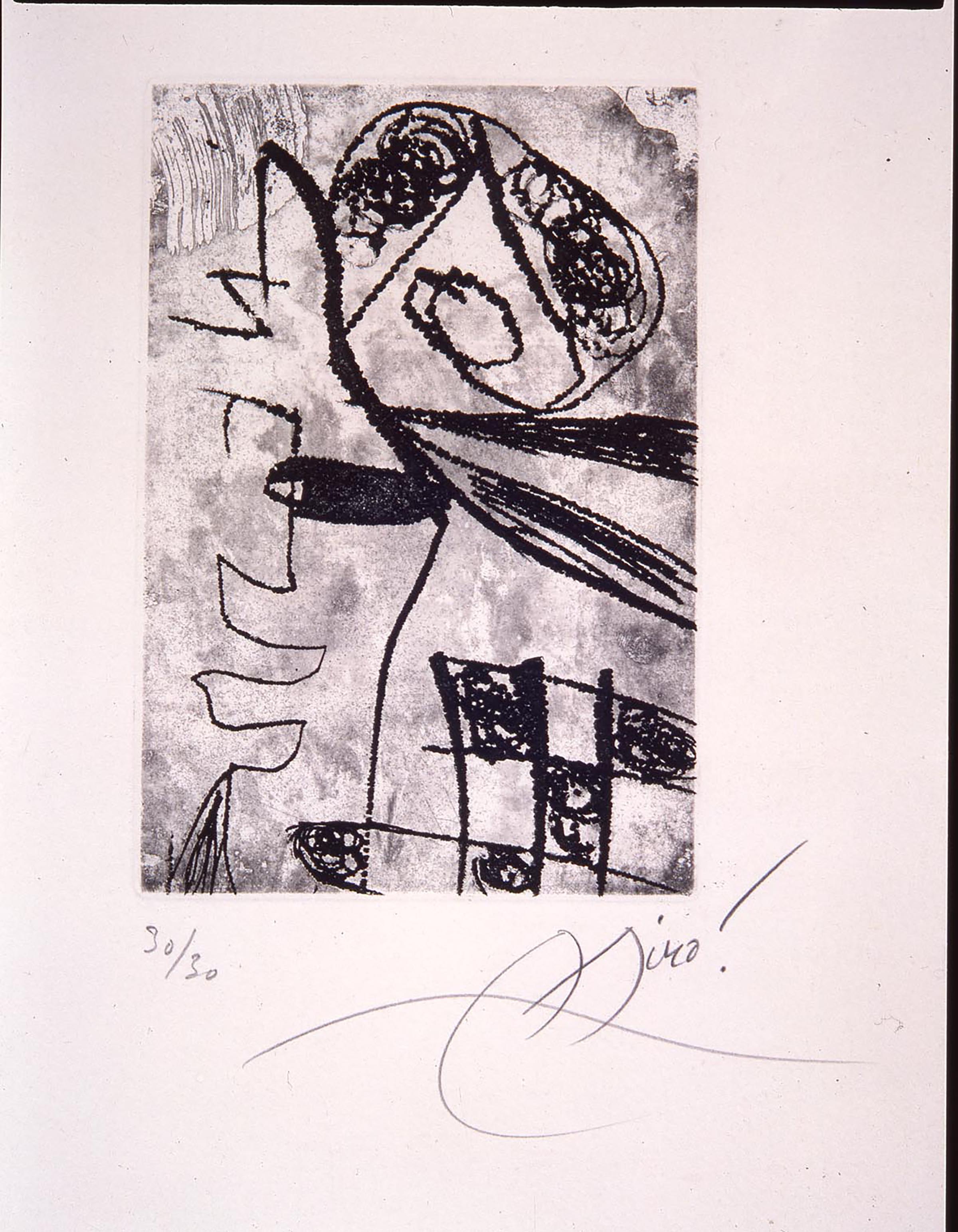 Joan Miru00f3, Les saltinbanques VI, 1975